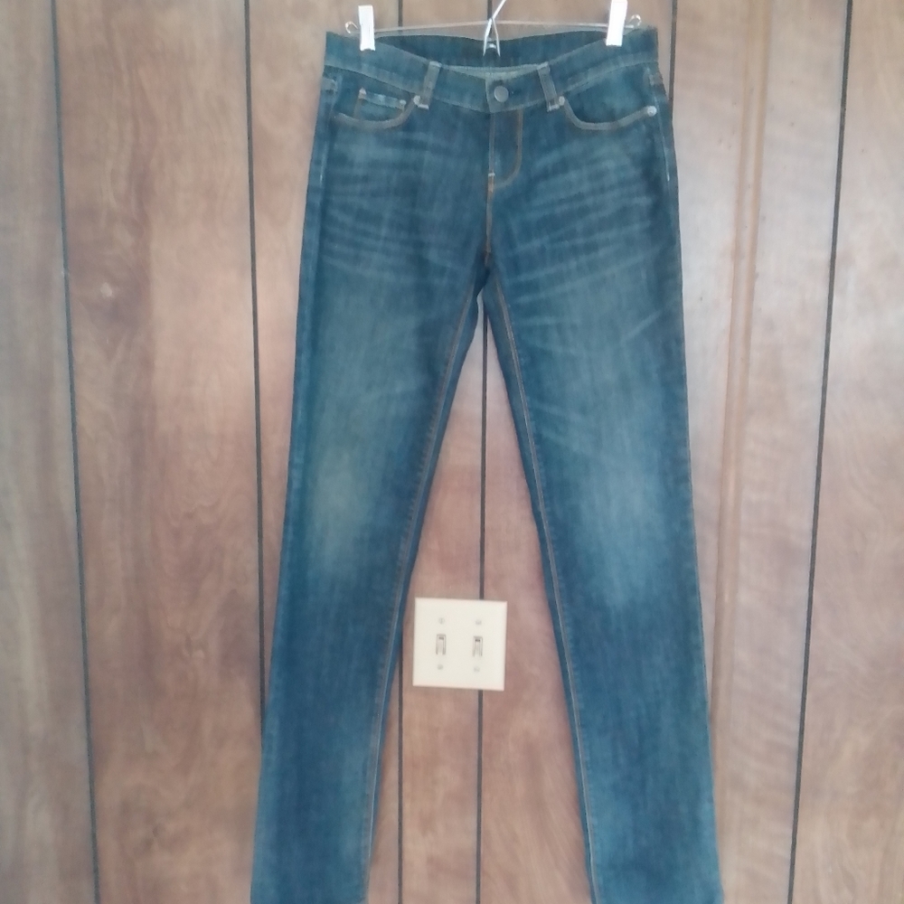 London Jean women's mid rise straight leg jeans size 2